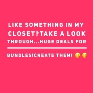 ITEMS IN THIS Closet closing tomorrow. Send best offers!